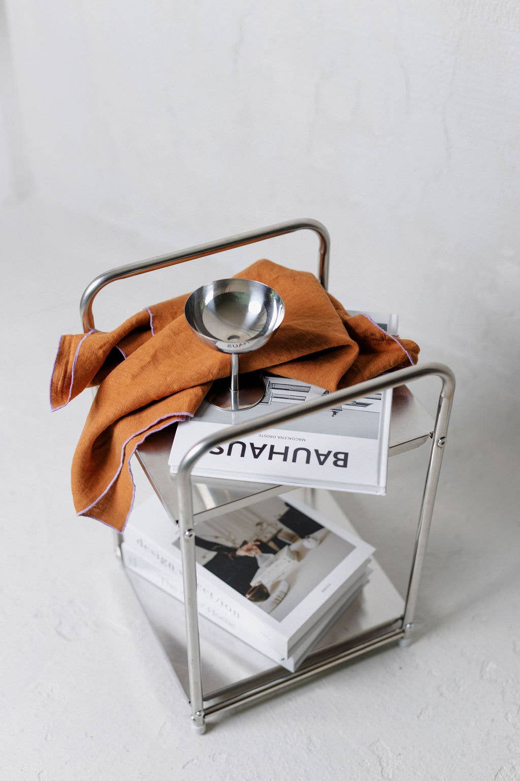 dodesign - Wholesale Tea Towel - Linen Tea Towel (dish towel) / Clay & Lilac contrast detail2