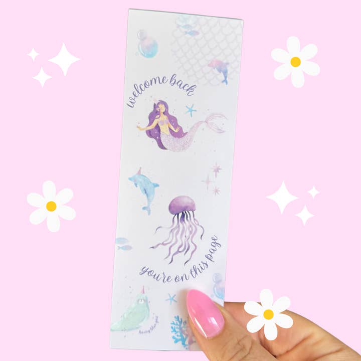 Marcador de Livro Sereia (Excêntrico, Divertido, Kawaii, Y2K) por atacado de Honey Blue Lane