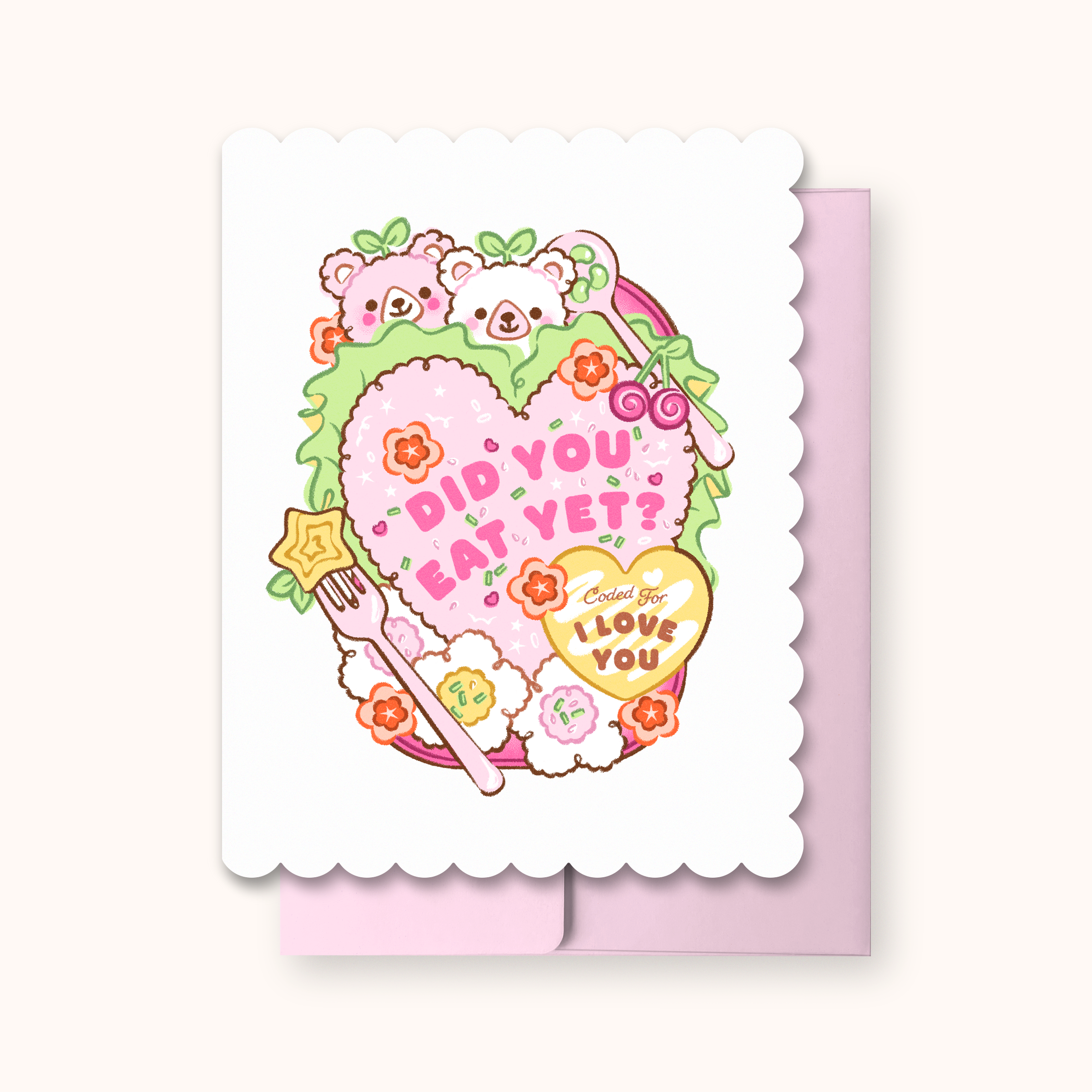 Reverie Realm - Wholesale Everyday Greeting Card - Did You Eat Yet? | Handmade Greeting Card0