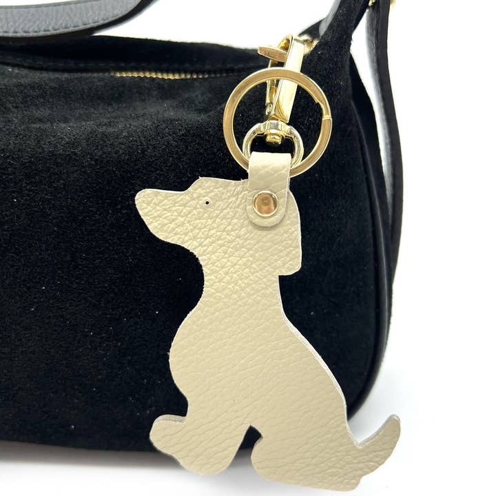 LINETA - Wholesale Keychain - Women's - PTC-1 Keychain with dog patterns in synthetic leather3