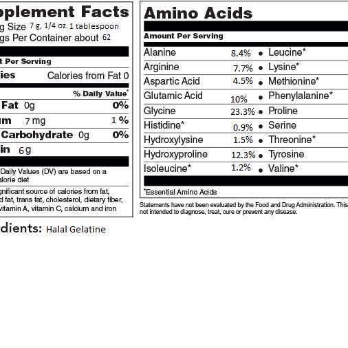 Hearthy Foods - Wholesale Protein/Superfood Powder - Gelatin Powder - Unflavored Certified Halal2