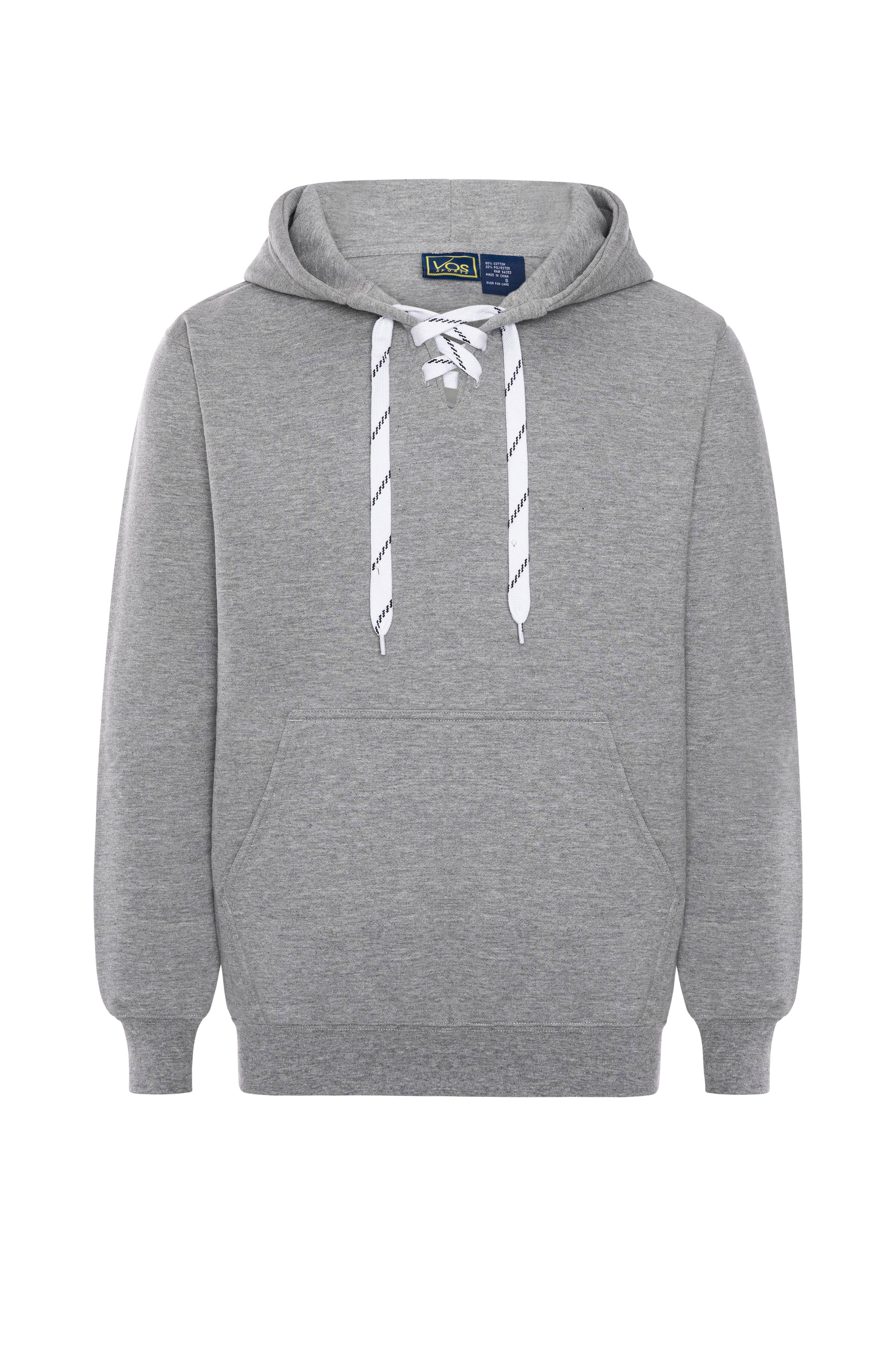 Vos Sports Inc. - Wholesale Hoodie - Unisex - 9801 12 oz. Unisex Hockey Style Hooded Pullover Sweatshirt with Laces15