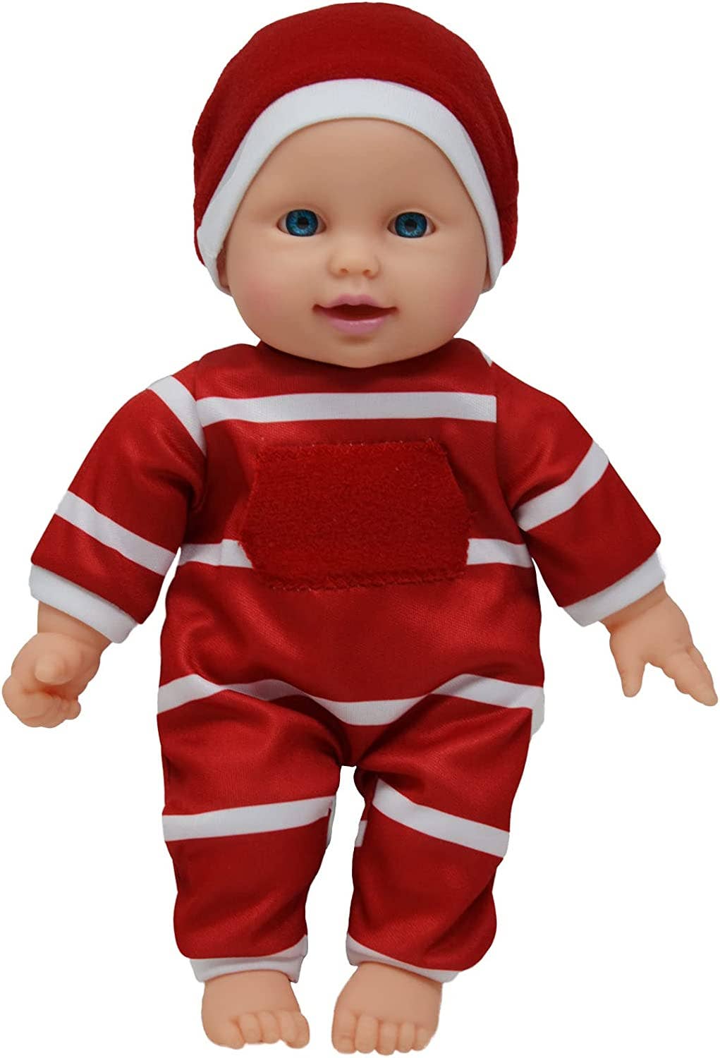 The New York Doll Collection - Wholesale Doll - Kids - The New York Doll Collection 11" Doll Striped W/ Pacifier8