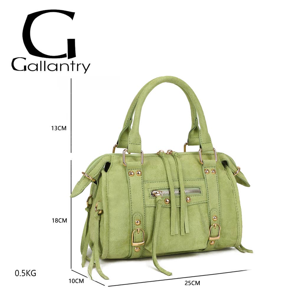 Gallantry - Venta al por mayor Bolso con correa - Mujer - Skyla Pequeño Ante Dorado9