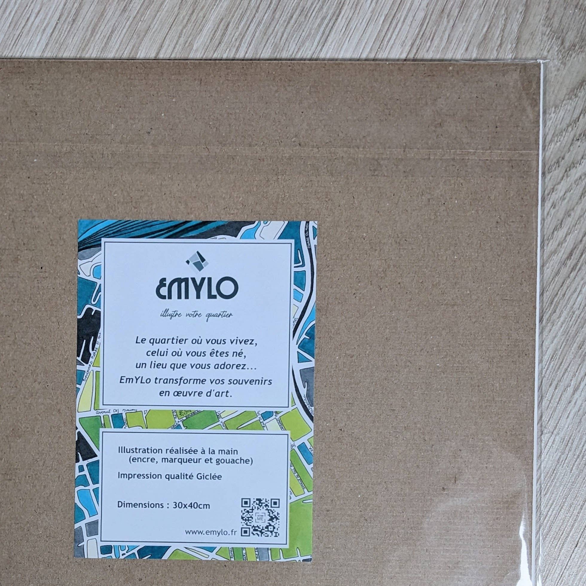 EmYLo - Wholesale Poster - Arnaud-Bernard poster, TOULOUSE - Design city maps3