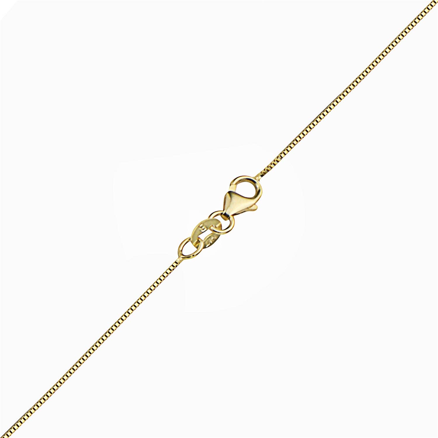 Goud 14K fijne ketting met box schakels voor groothandel op Faire2