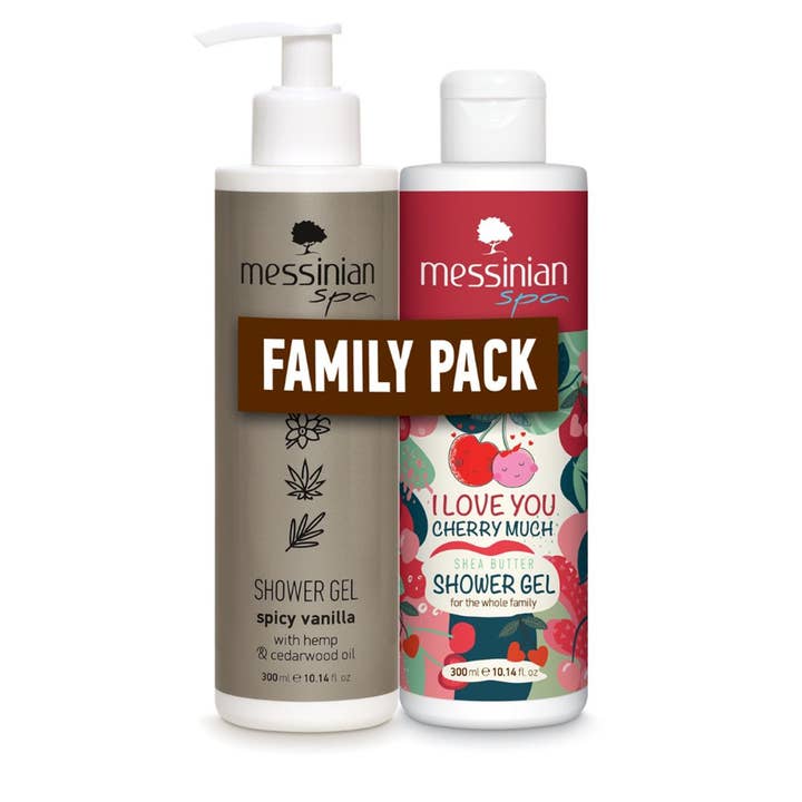 Family Pack Douchegel Spicy Vanilla I Love You Cherry Much voor wholesale door IngrossoBeauty by INCI Srl