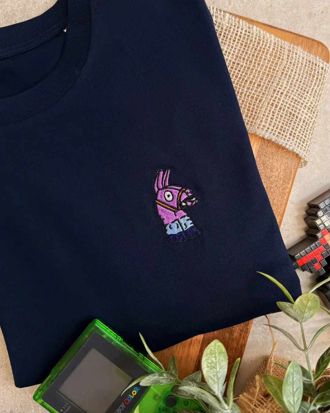 Blue Embroidered T-shirt - Fortnite for wholesale on Faire0