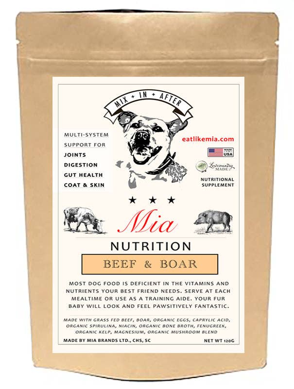 Mia Nutrition - Vente Compléments alimentaires – chien - Boeuf et sanglier Mia1