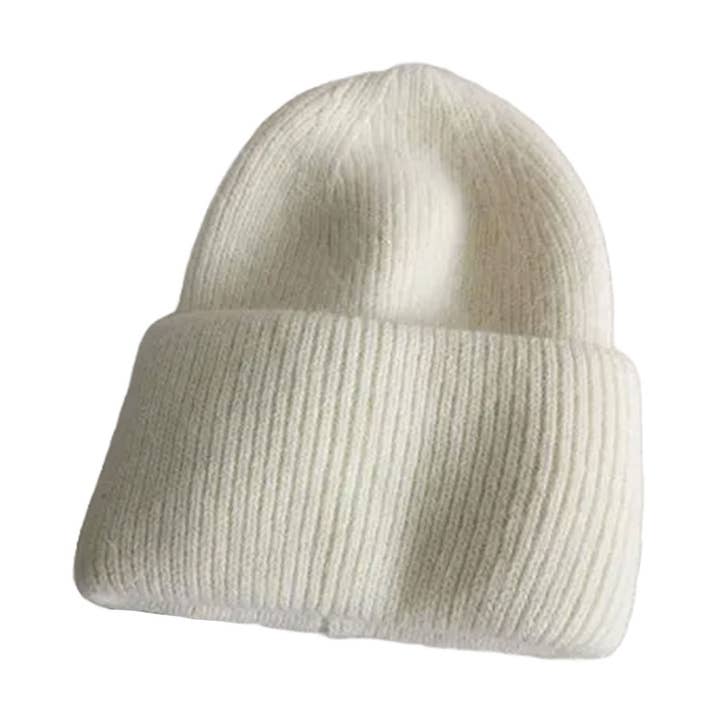 Cappello da donna in angora bianco FLOOF per la vendita all'ingrosso da parte di FloofSlippers