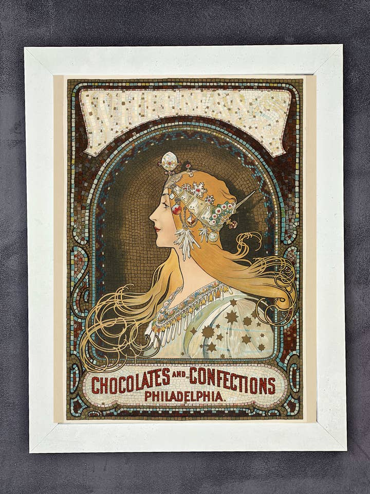 Bohemian Dreams I with White Terra Cotta and Fabric for wholesale by The Brightener Group