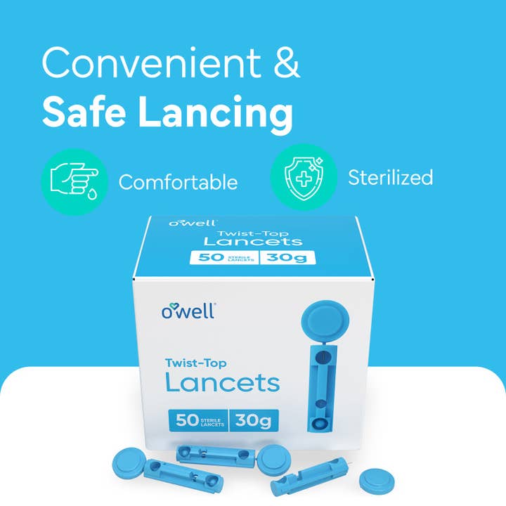 OWELL LLC – wholesale Första hjälpen-kit – OWELL Twist Top Lancetter, 30 Gauge