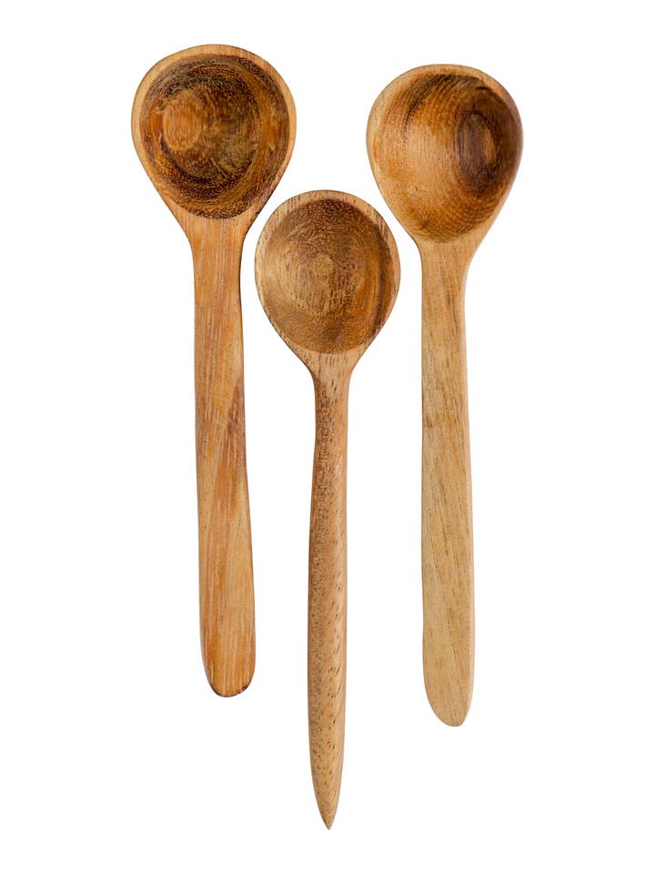 Carved Spoons Set of 3 for wholesale by Made Market Co.