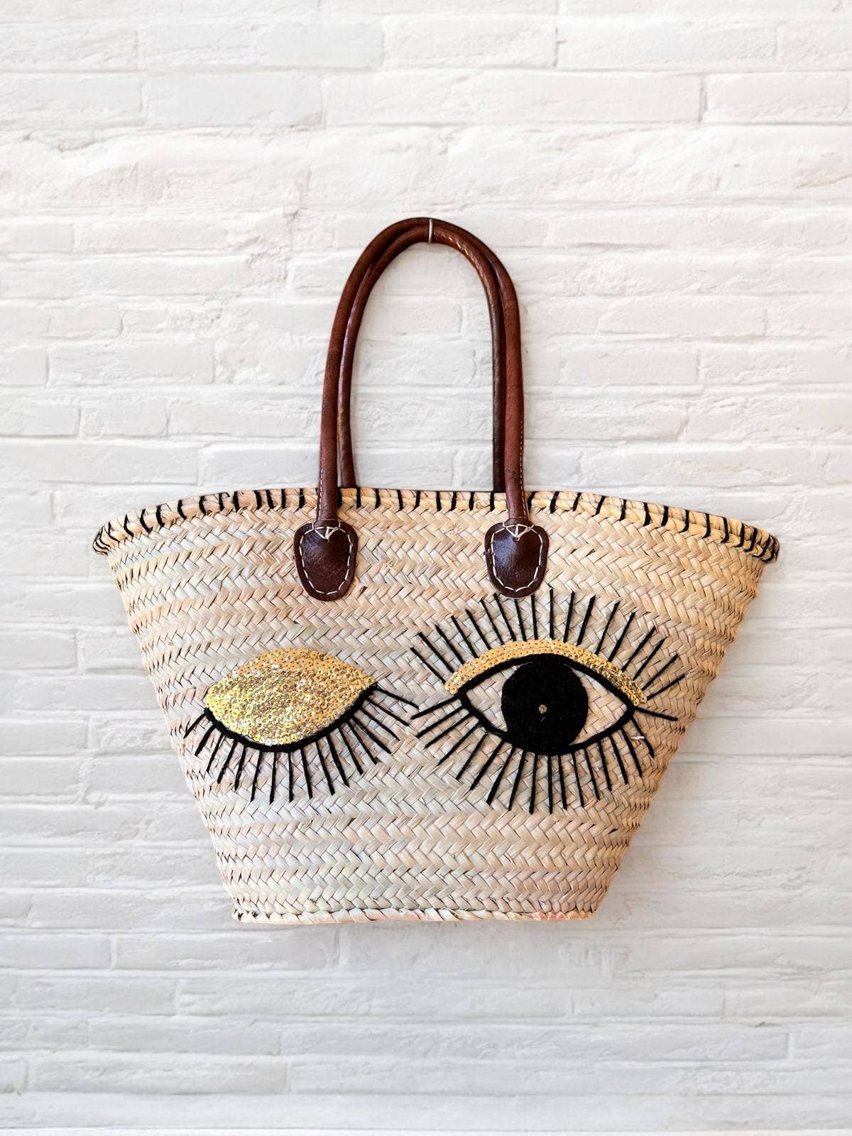 Steraraffia - Wholesale Beach Bag - Talazut – Handmade Amazigh Straw Bag | French Market Basket3