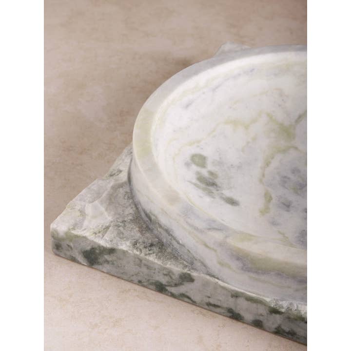 GAURI KOHLI - Wholesale Decorative Plate/Dish/Bowl - Shayne Sculpted Onyx Decorative Bowl3