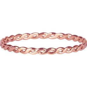 R1011 Curvy lille kæde forgyldt stål for engroshandel hos Charmin's Ringen