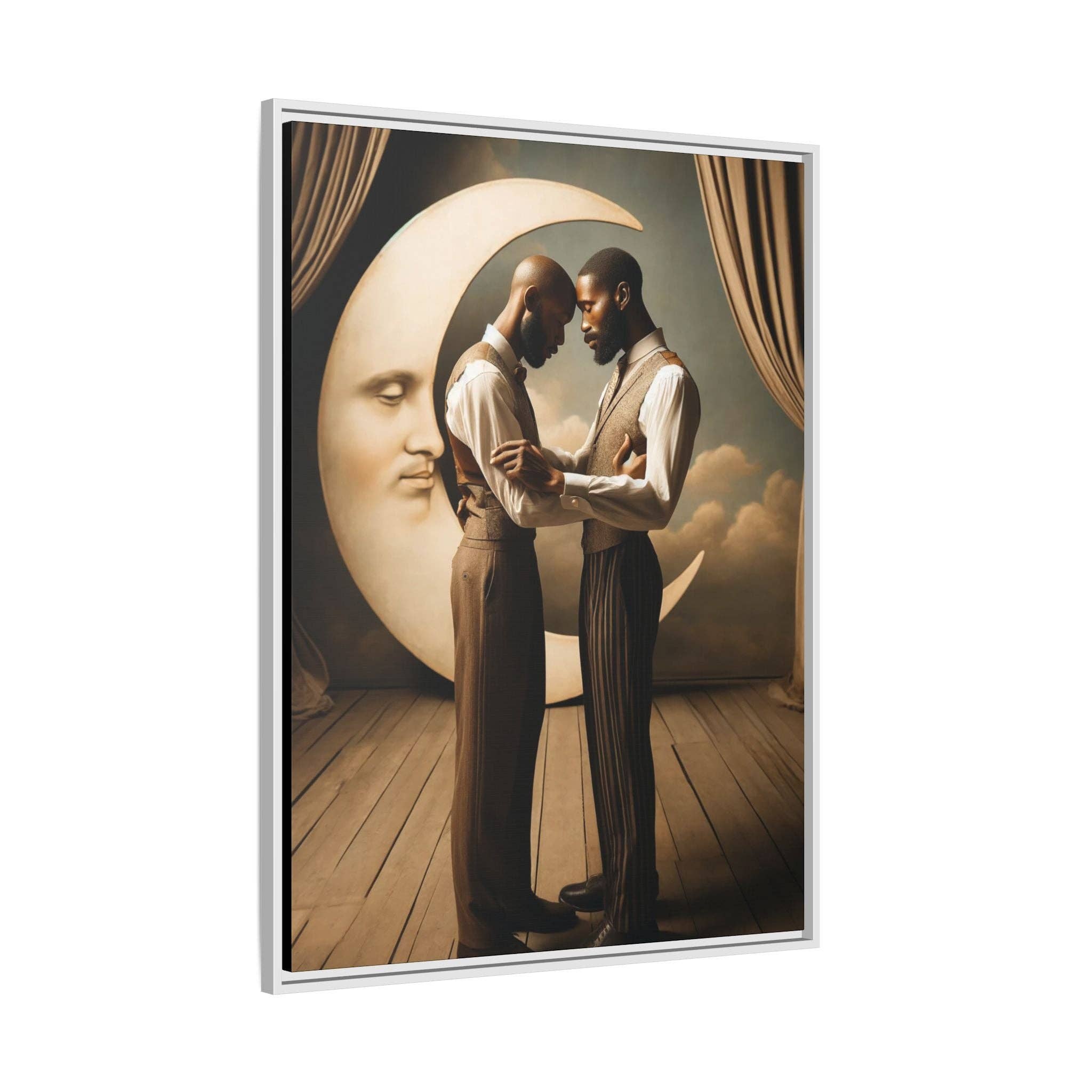 Walt & Pete - Wholesale Art Print - Missing Art Studies - Man In The Moon 00227