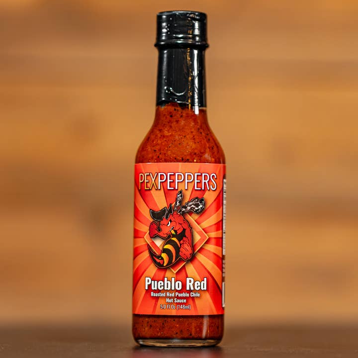 Pueblo Red Roasted Pueblo Chile Hot Sauce for wholesale by PexPeppers
