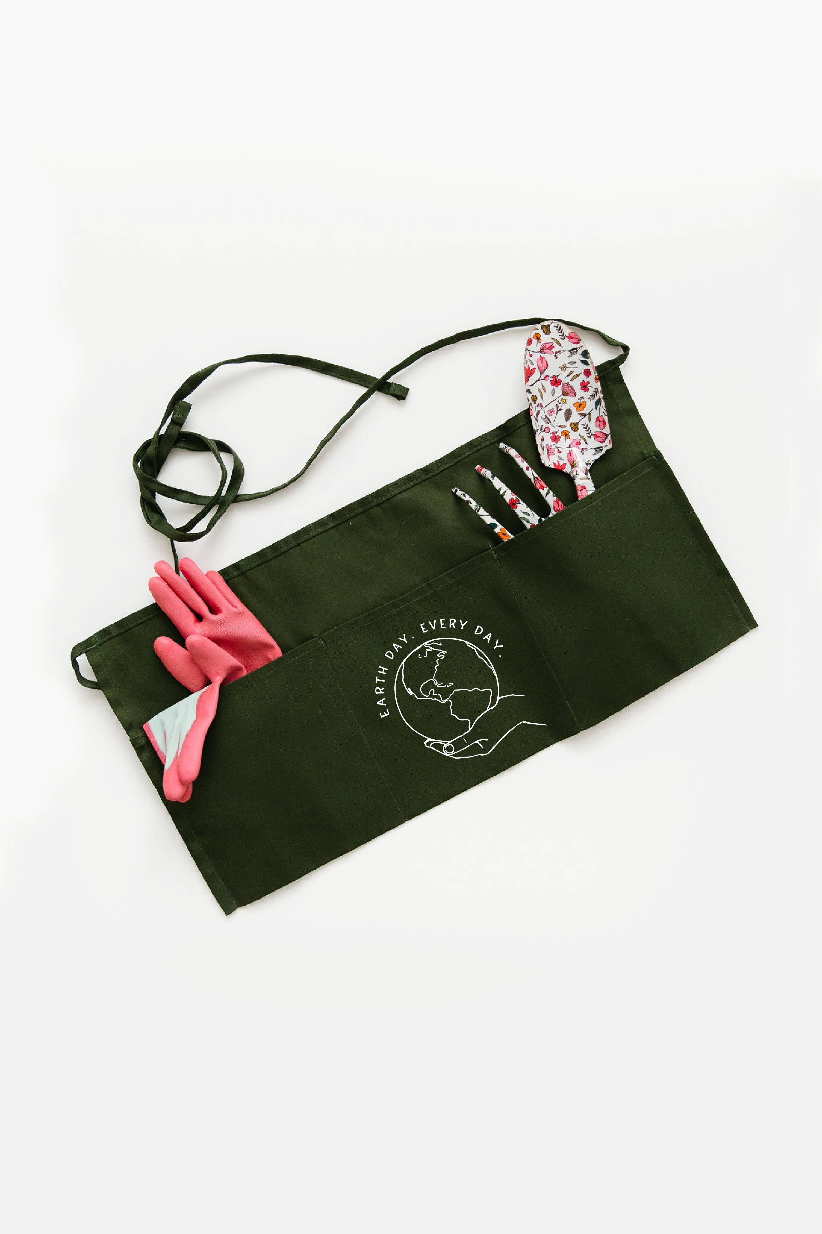 Nature Supply Co - Wholesale Apron - Earth Day Every Day Garden Waist Apron | Gardener Gift3