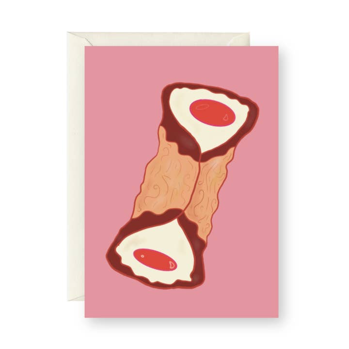 After Party Paper Co. - Wholesale Everyday Greeting Card - Cannoli Mini Card0