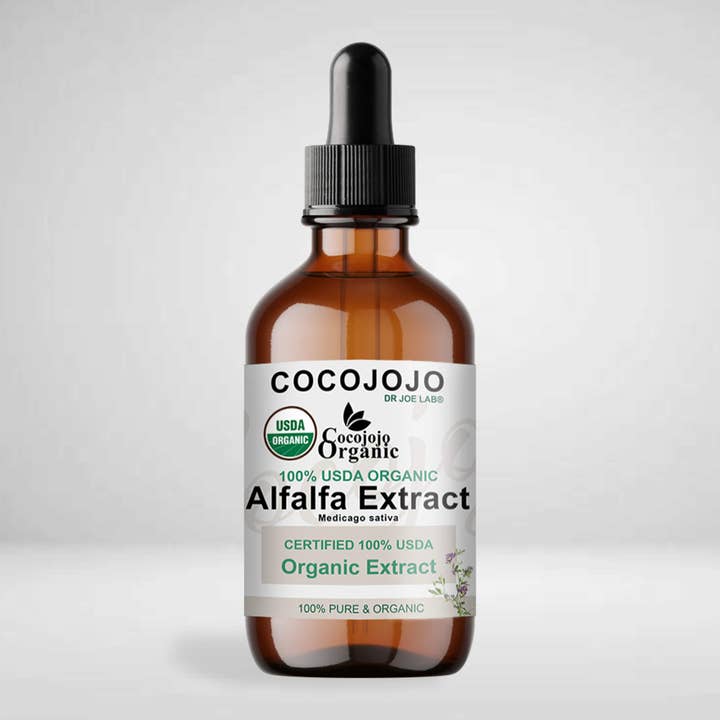 Coco jojo - Vente Concentré/sérum pour le visage - Extrait de luzerne — USDA Organic4