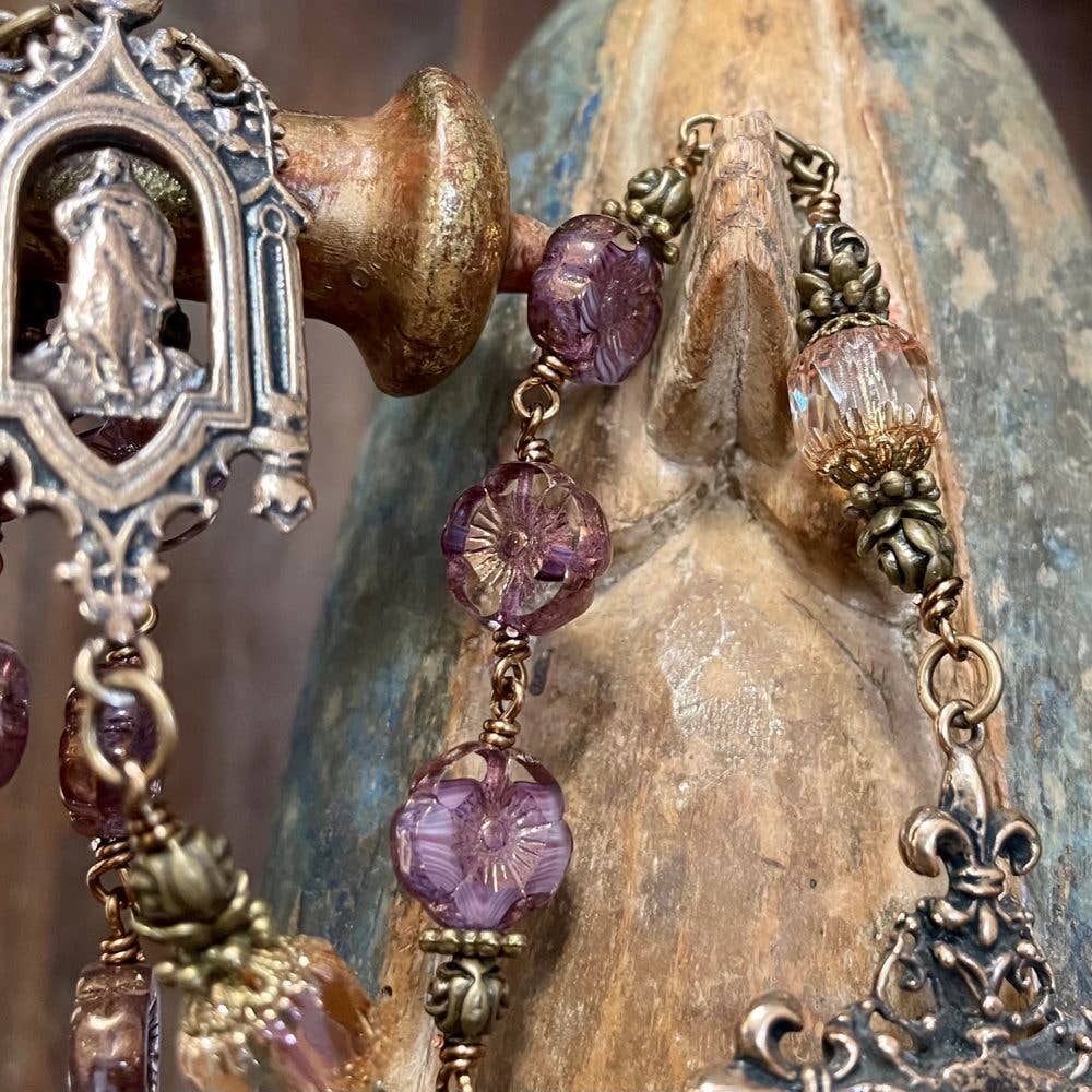 Seraphym - Wholesale Prayer Beads Necklace - PRAYER OF THE AGES ONE DECADE HEIRLOOM ROSARY3