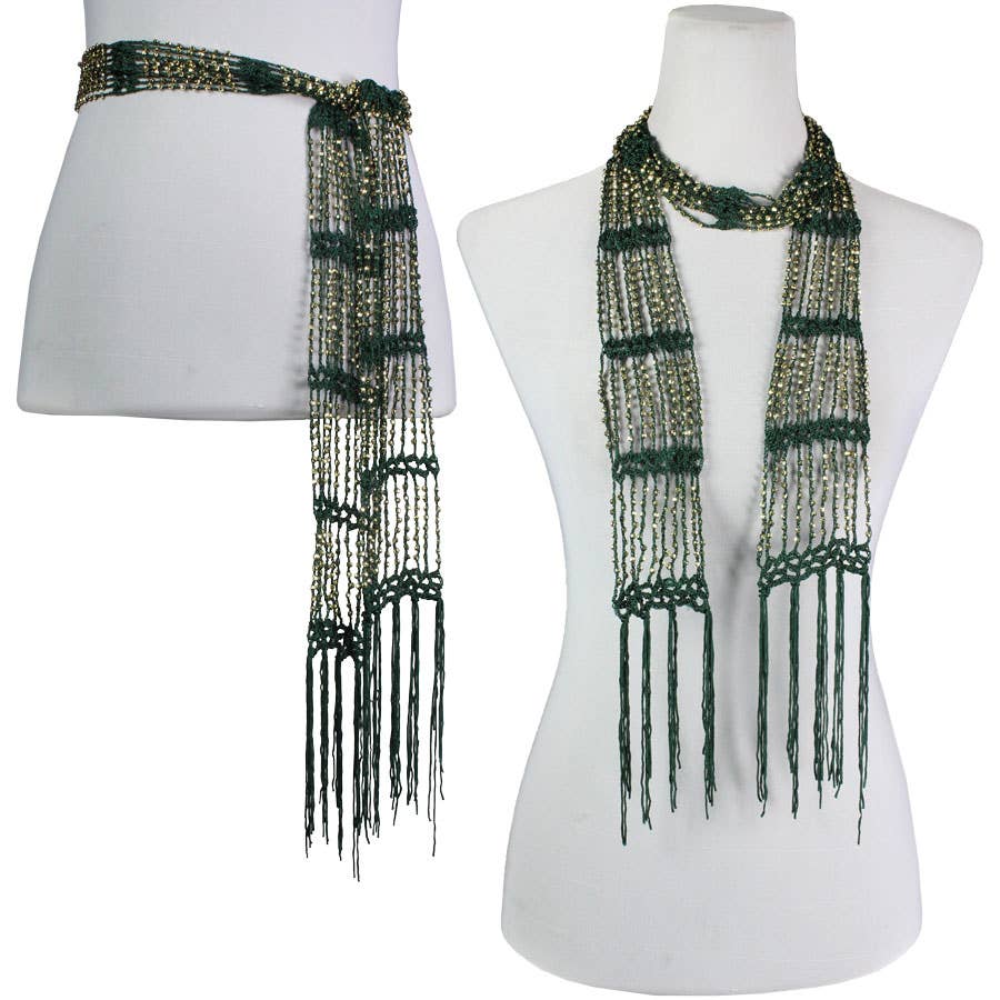 The Magic Scarf Company - Wholesale Scarf - Women's - 1755 - Shanghai Beaded Scarves/Sash94