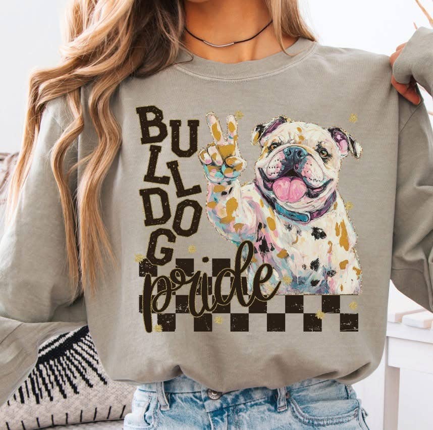 The Lyrical Spirit, LLC - Wholesale T-Shirt (Graphic) - Women's - School Spirit Mascot Pride Sandstone LS CC T-Shirt 4