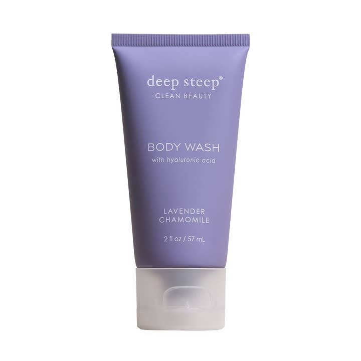 Body Wash - Lavender Chamomile 2oz - Case of 200 for wholesale by Deep Steep Clean Beauty