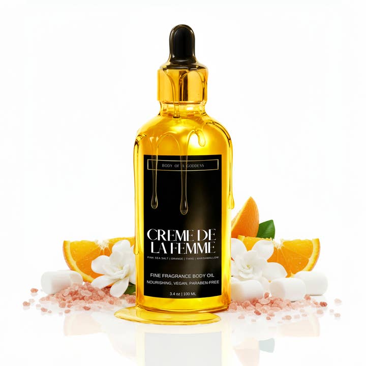 CREME DE LA FEMME LICHAMELIJKE OLIE voor wholesale door Body of a Goddess
