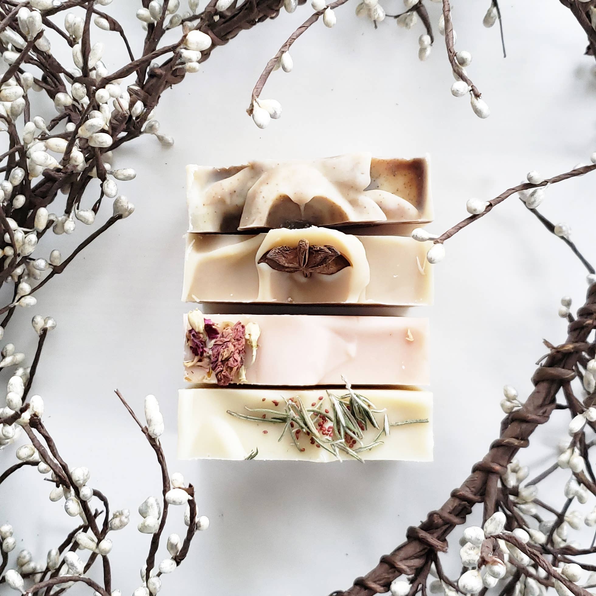 Citrus Tree - Wholesale Bar Soap - Frosted Rose Soap, Coconut Milk, Bergamot, Peppermint4