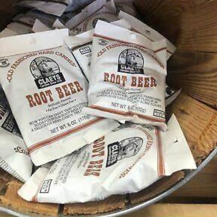O'Shea's Candies Sweet Shop - Wholesale Hard Candy - Nostalgic 1919 Old Fashioned Claey’s Root Beer Hard Candy2