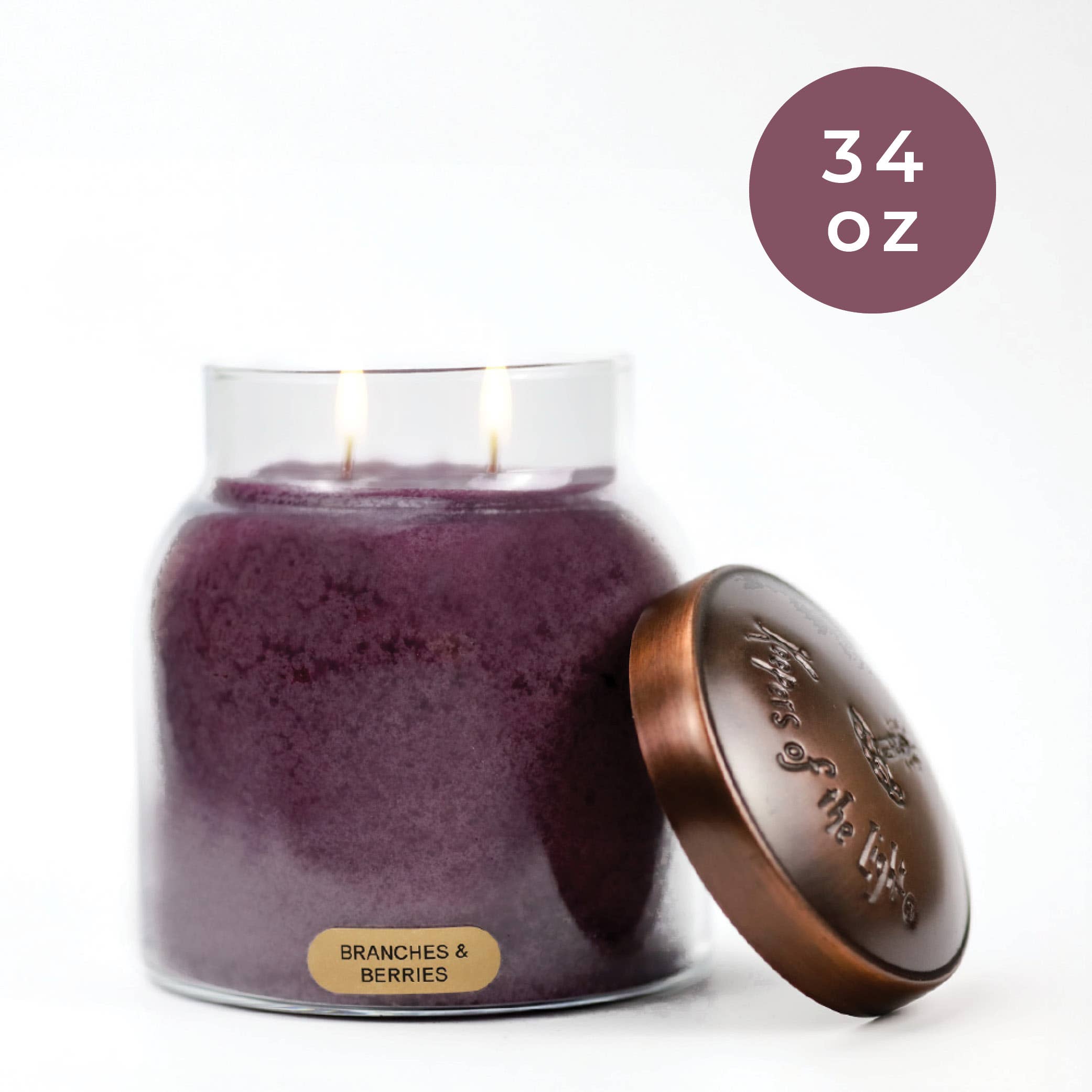 A Cheerful Giver - Wholesale Jar/Filled Candle - KOTL Papa Candle (34oz.) – Branches & Berries1