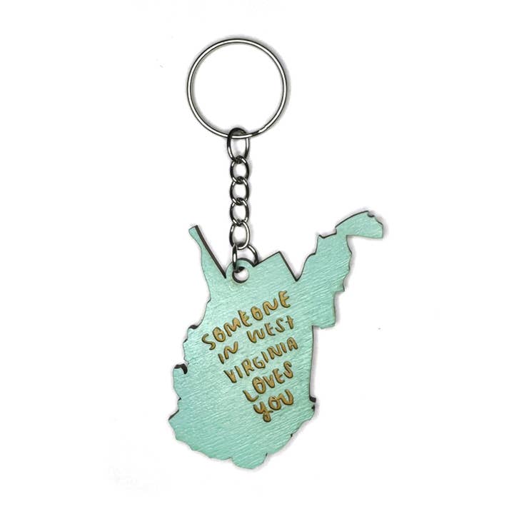 Quelqu'un en West Virginia Loves You Keychain pour la vente par SnowMade