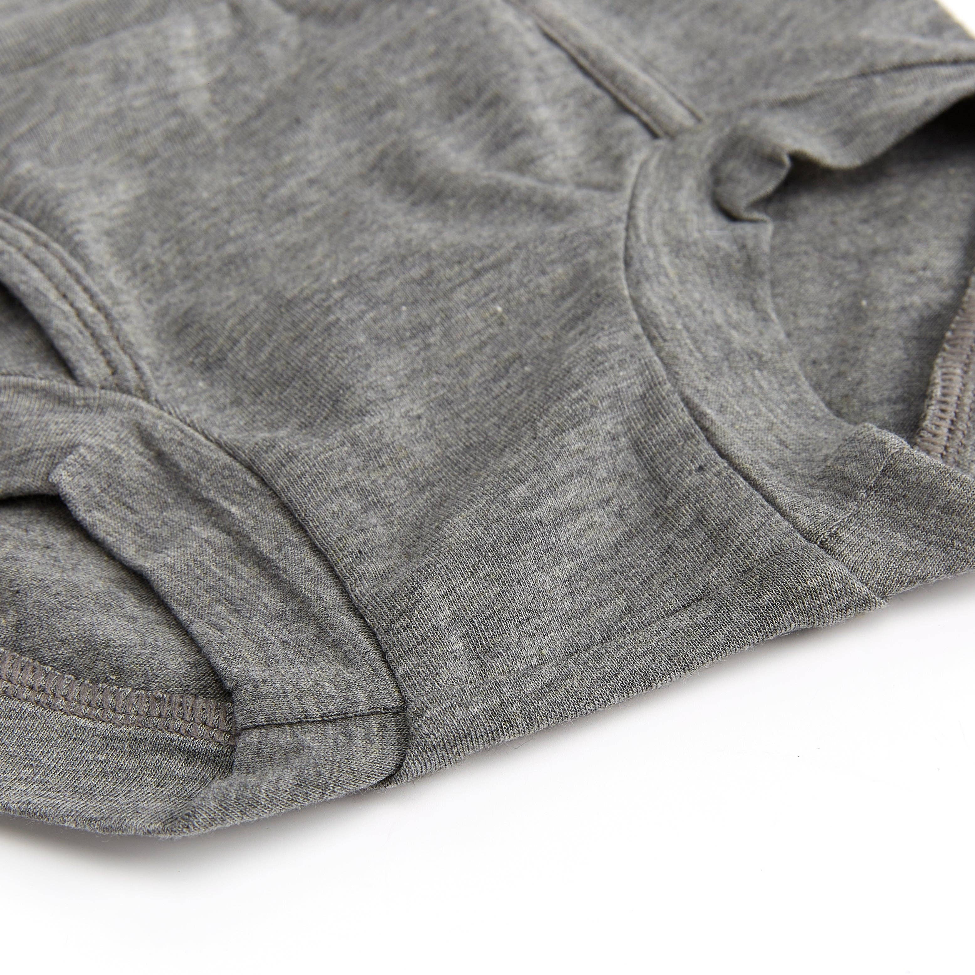 Lulu Funk – wholesale Underwear – Child – Bamboo and Organic Cotton Boys Underwear Y-front - Dark Grey Marle5