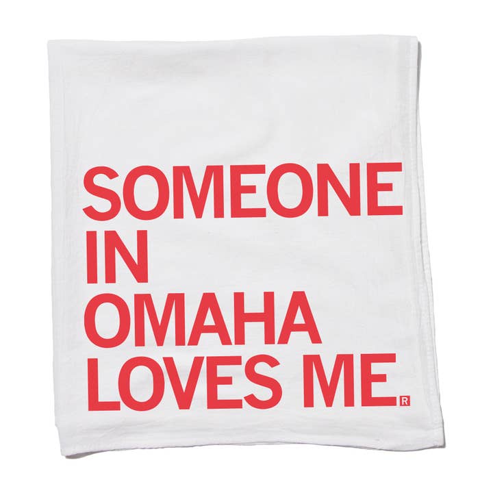 Alguém Me Ama Pano de Cozinha Omaha por atacado de RAYGUN