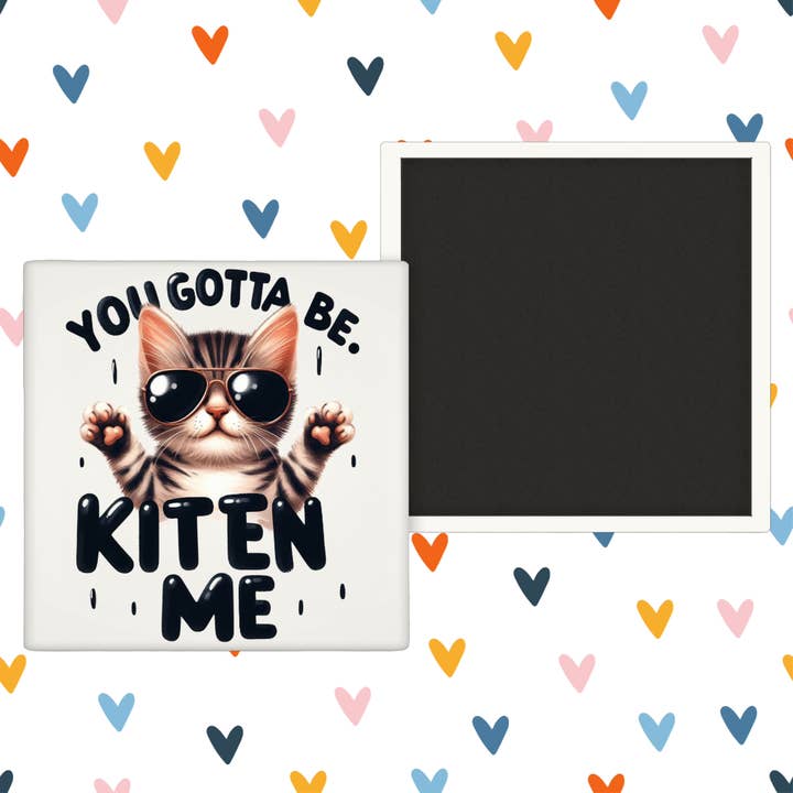 Devi StARE SCHERZANDO Meme del Gatto - Calamita per Frigorifero per la vendita all'ingrosso da parte di Modern Wood Cases