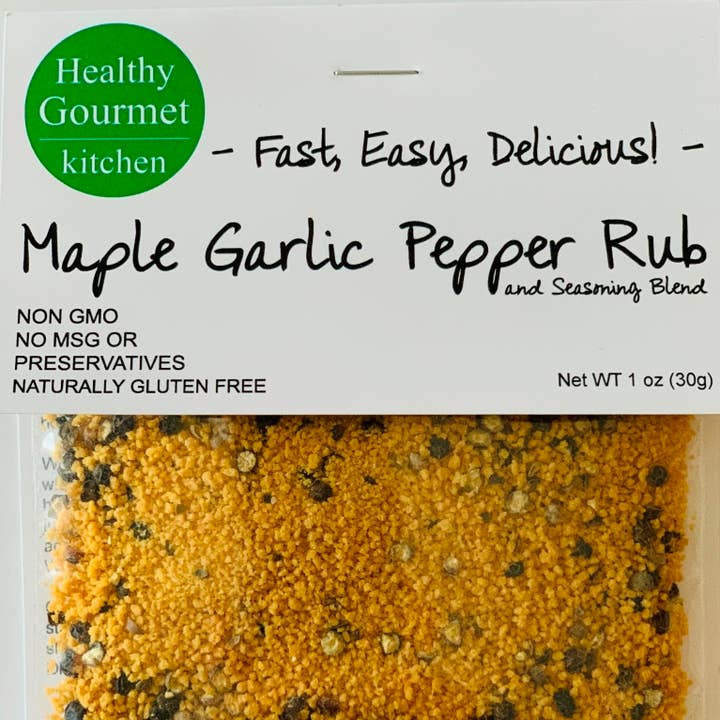 Healthy Gourmet Kitchen - Wholesale Rub - Maple Garlic Black Pepper Rub0