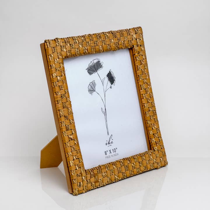 India Handicrafts Inc - Wholesale Picture frame - Rattan Rope Frame 8x101