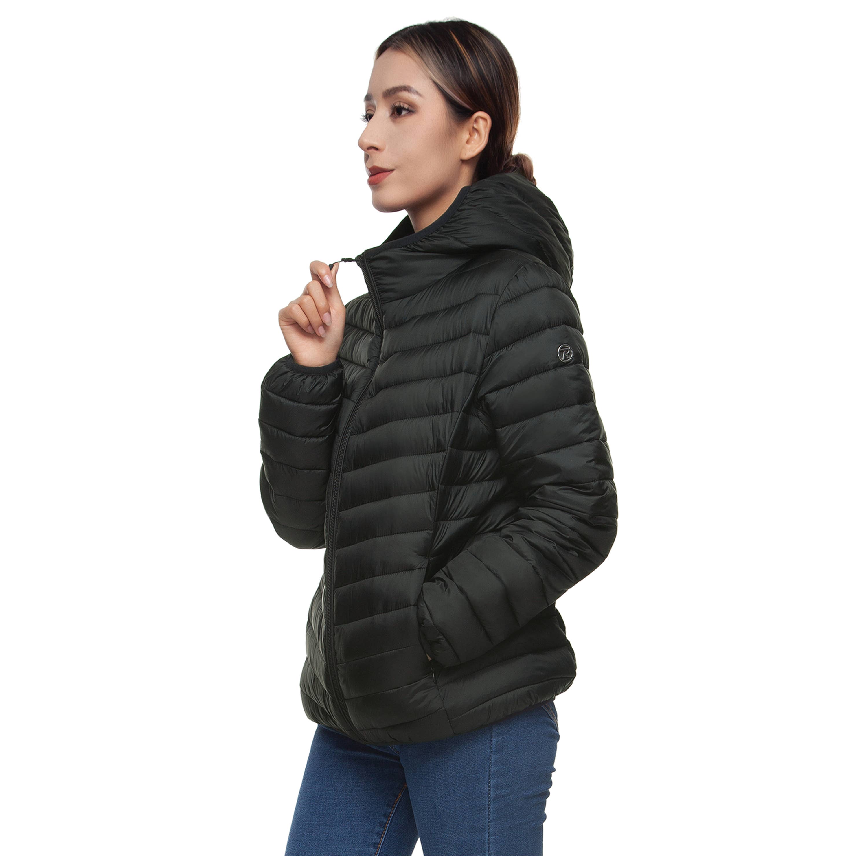 Rokka & Rolla - Wholesale Puffer Jacket - Women's - Women's Light Packable Puffer Jacket16