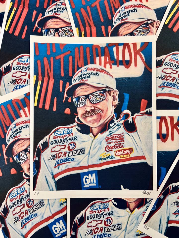 Dale Earnhardt Art Print for wholesale by Elias Reynolds Art