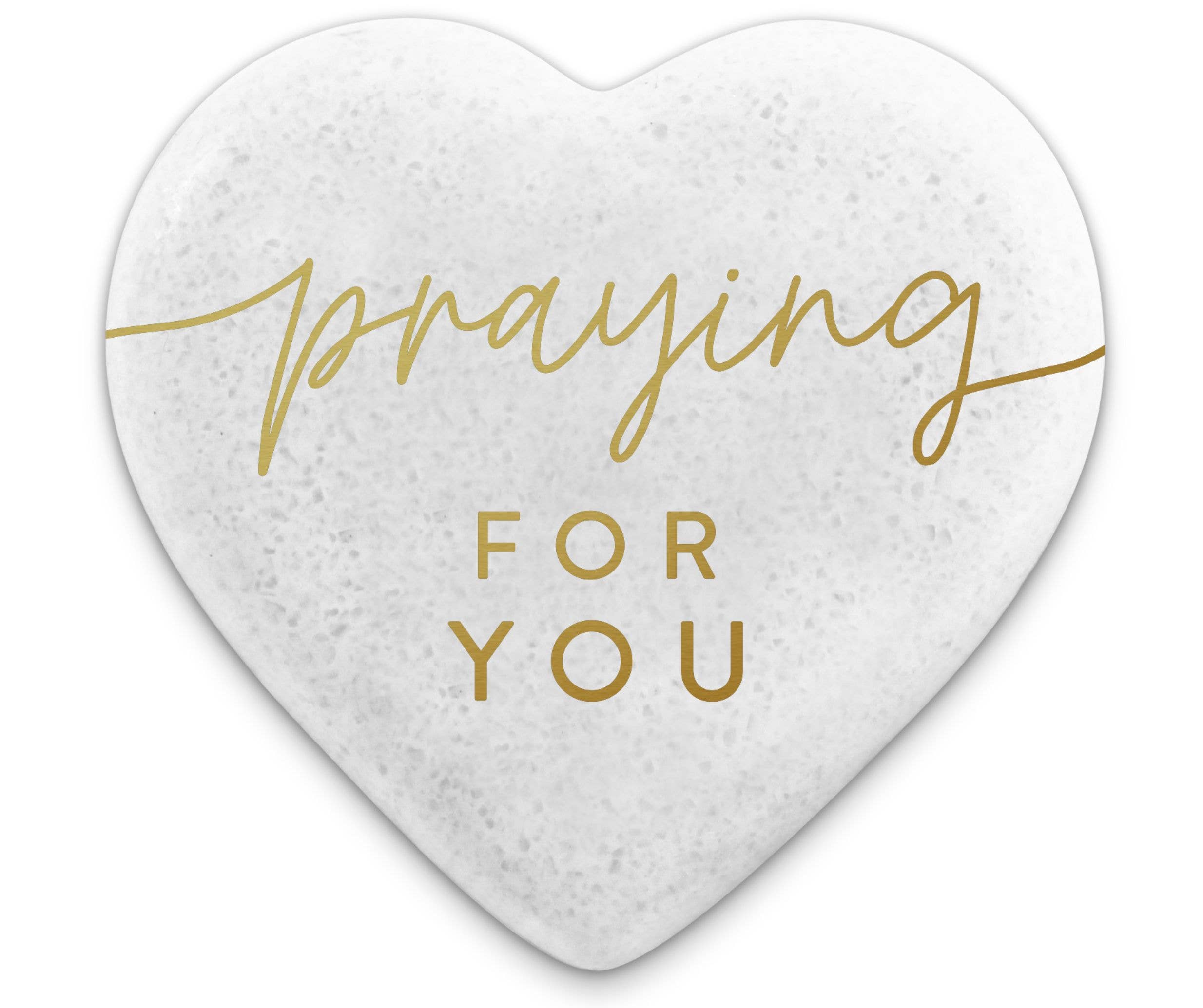 Dicksons - Wholesale Decorative Tabletop Object - LCP Heart Stone Card Heartfelt Prayers2