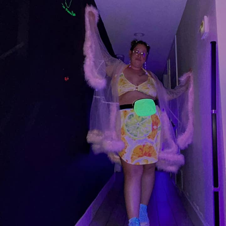 Citrus To-delt Sæt – Håndlavet & Genanvendt for engroshandel hos The Modern Alien