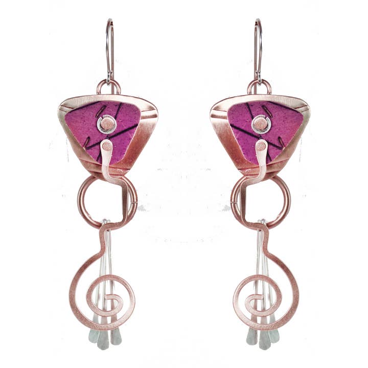 Éclat de Délice Laiton, Argent Sterling, Argile Polymère pour la vente par Whitney Designs Ltd.