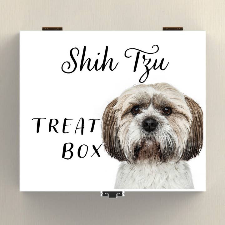 P7085 - Photographie de chien Shih Tzu Gruff Pawtraits sur bois imprimé pour la vente par Vivid Squid Wholesale