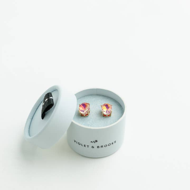 Violet & Brooks - Wholesale Stud/Post Earrings - Crystal Powder Boxed Earring10