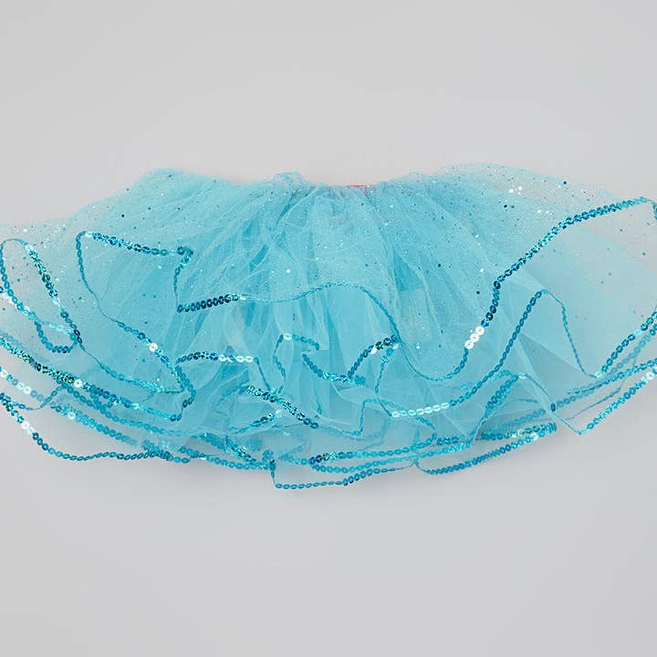 Tutú reversible con purpurina azul bebé para venta al por mayor de Wenchoice