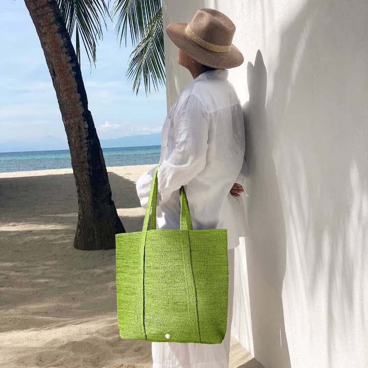 Lastelier - Wholesale Beach Bag - Sac Parakalo - Vert pomme4