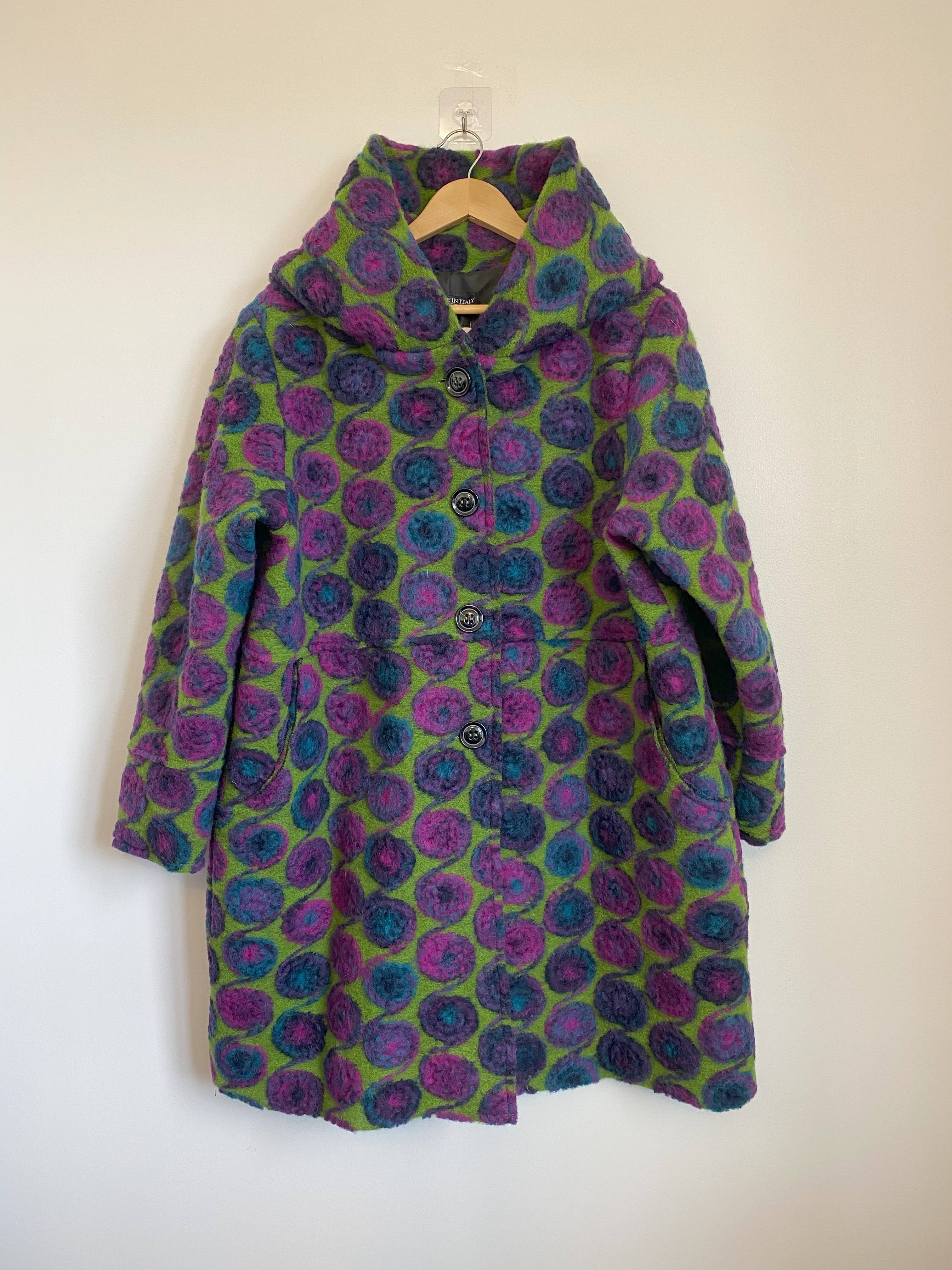 ORNELLA PARIS - Wholesale Coat - Women's - Embroidered wool coat BLL-M800F-23