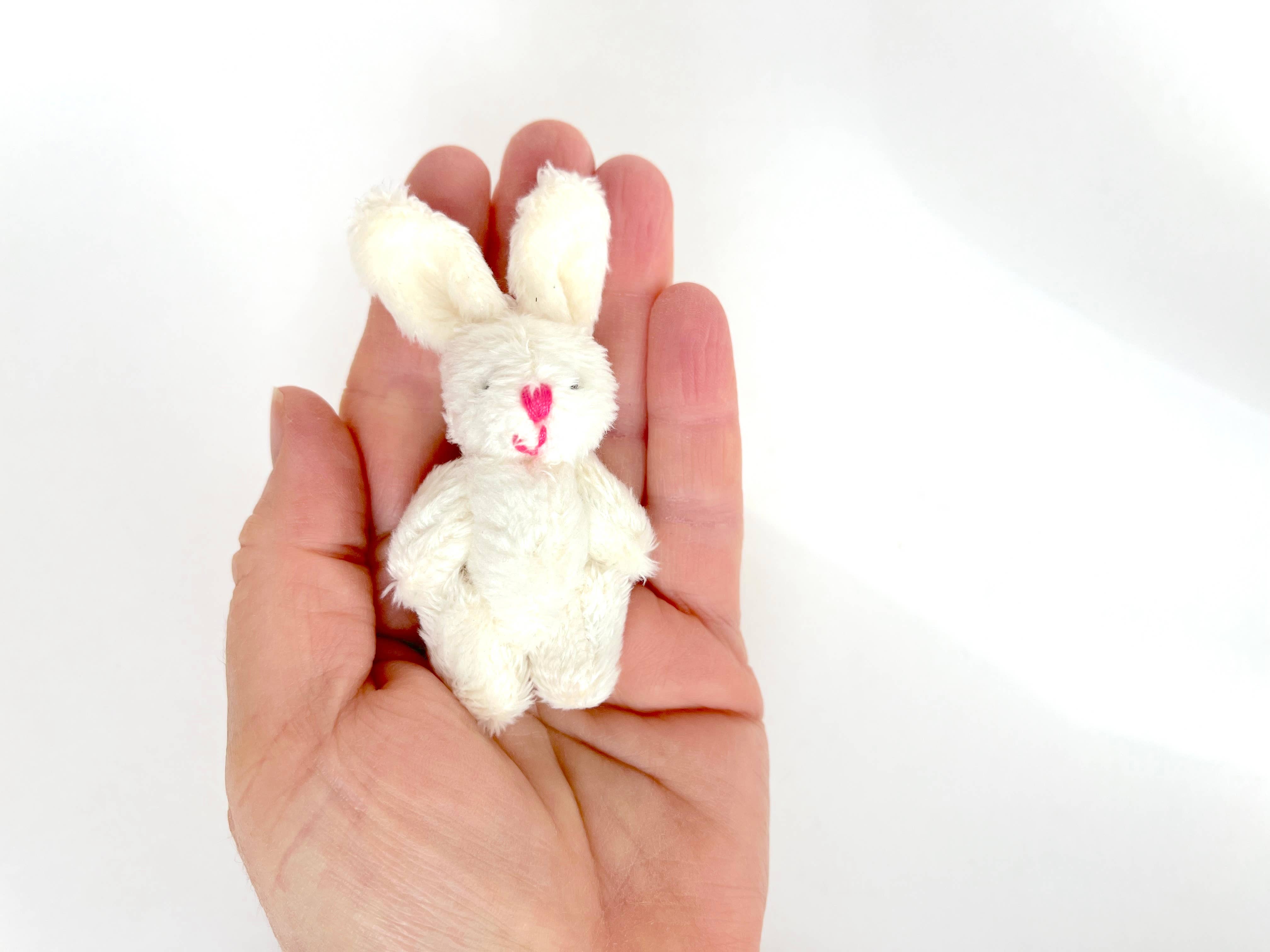 The Gifted Rat - Wholesale Stuffed/Plush Toy - Kids & Baby - Miniature Plush Bunny Rabbit White1